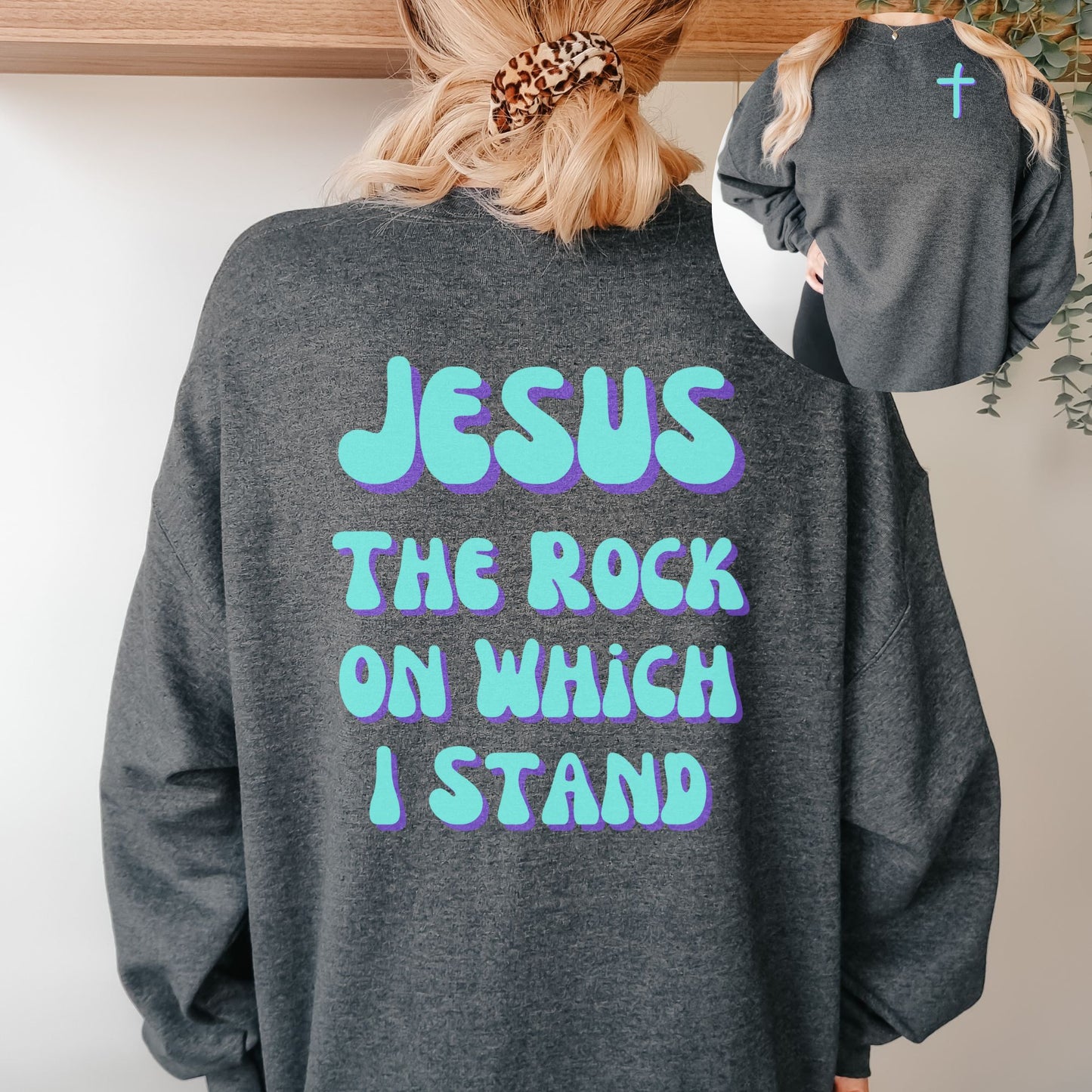 Jesus The Rock Unisex Heavy Blend™ Crewneck Sweatshirt