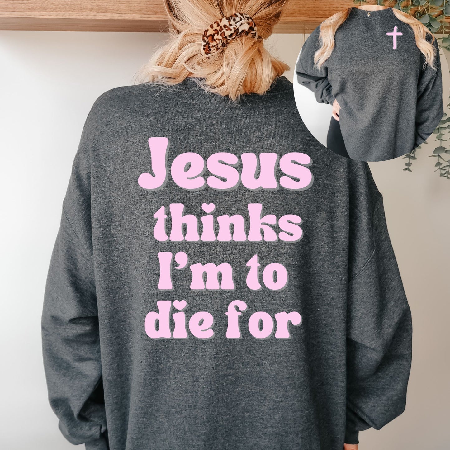 Jesus Thinks Unisex Heavy Blend™ Crewneck Sweatshirt