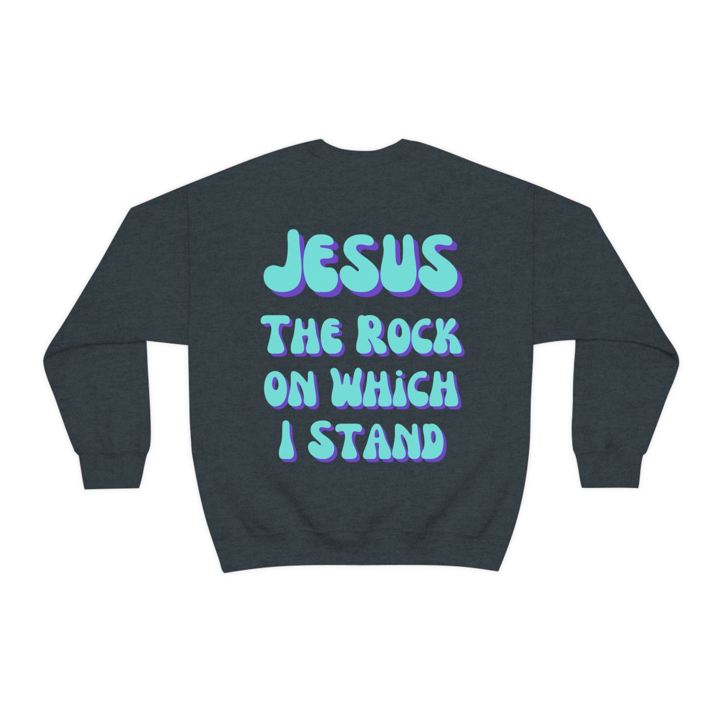 Jesus The Rock Unisex Heavy Blend™ Crewneck Sweatshirt